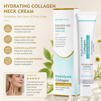 Hydrating Collagen Neck Cream – Smooths the Look of Fine Lines