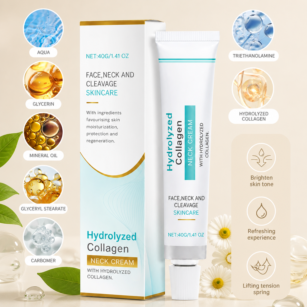 Hydrating Collagen Neck Cream – Smooths the Look of Fine Lines