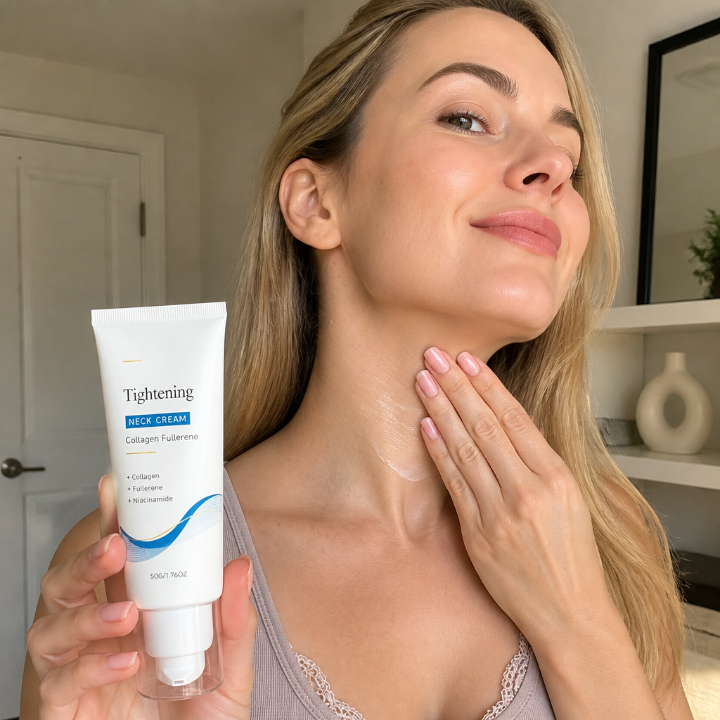 Collagen & Hyaluronic Neck Cream – Hydrates and Smooths the Look of Skin