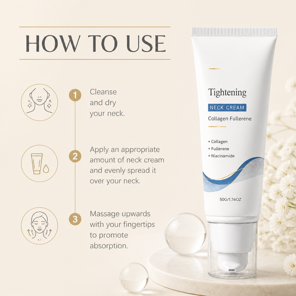 Collagen & Hyaluronic Neck Cream – Hydrates and Smooths the Look of Skin