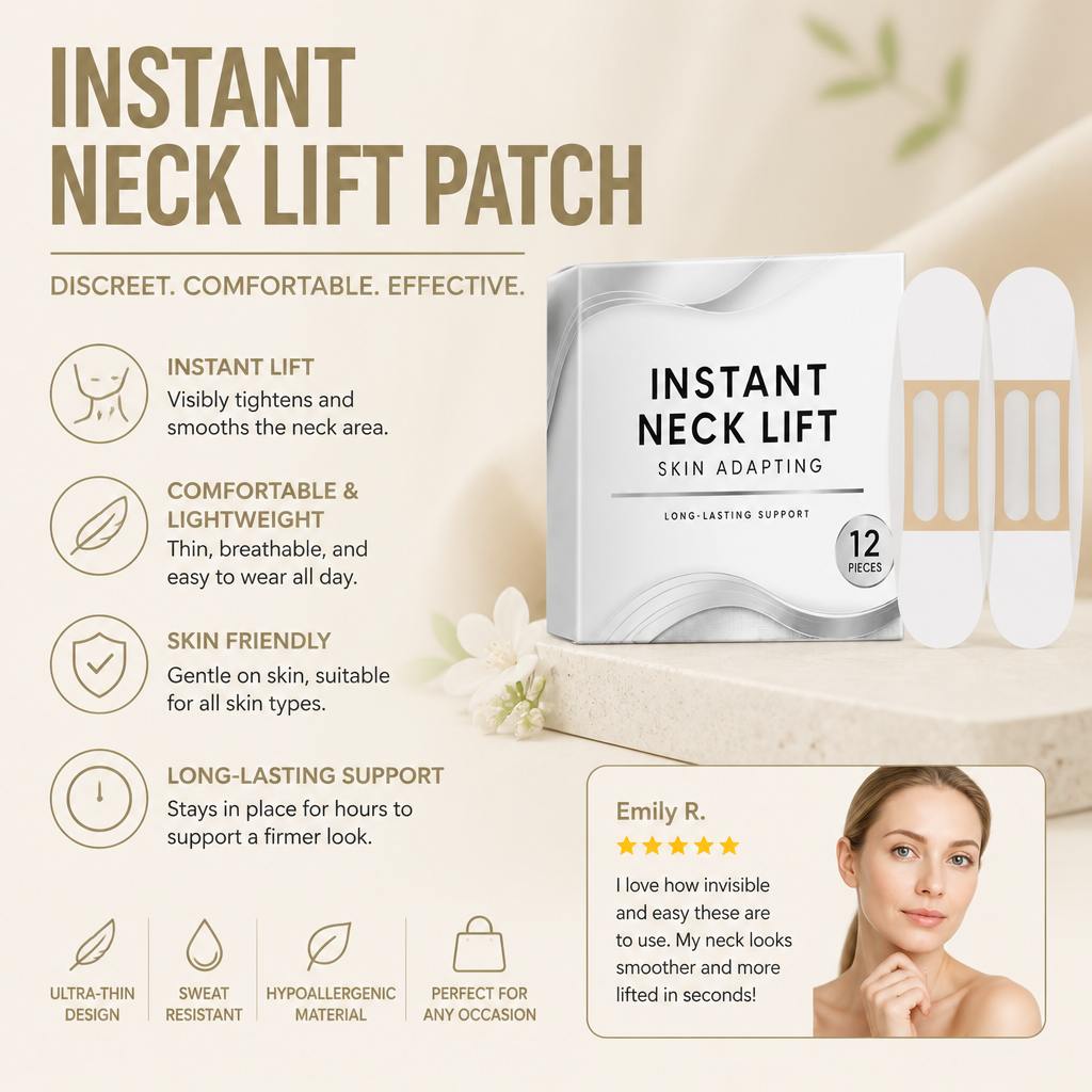 Invisible Neck Lift Tape – Discreet Adhesive Patches for a Firmer Look