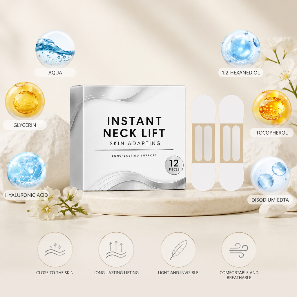 Invisible Neck Lift Tape – Discreet Adhesive Patches for a Firmer Look