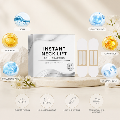 Invisible Neck Lift Tape – Discreet Adhesive Patches for a Firmer Look