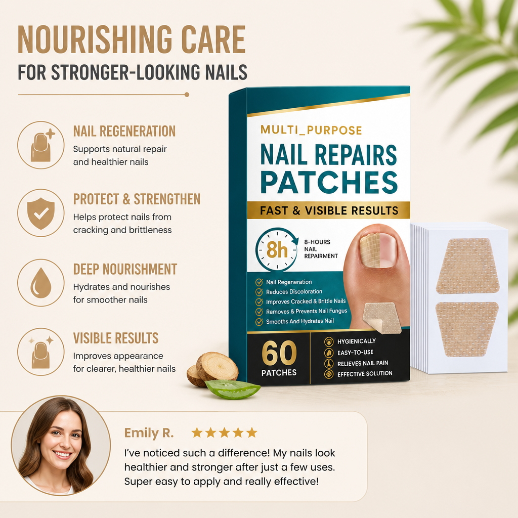 Nail Repair Patches – Nourishing Care For Stronger-Looking Nails