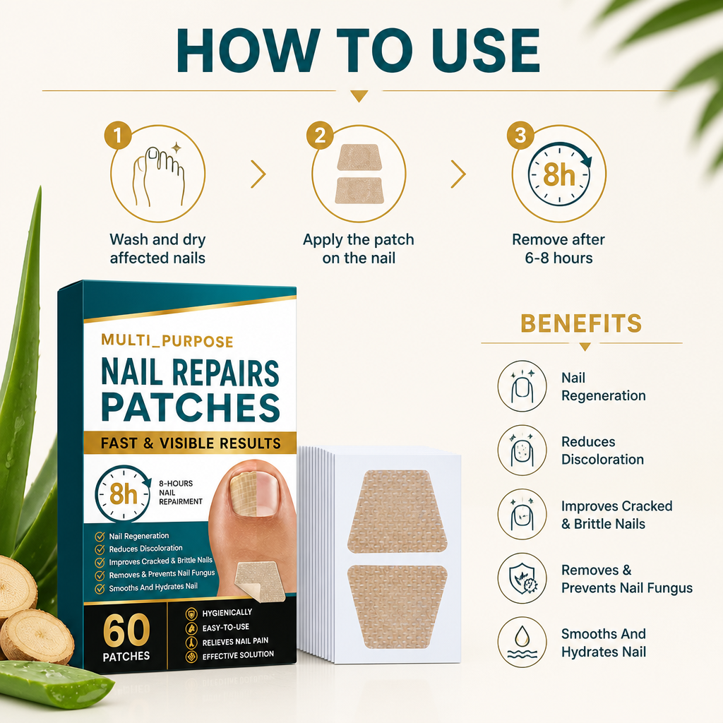 Nail Repair Patches – Nourishing Care For Stronger-Looking Nails