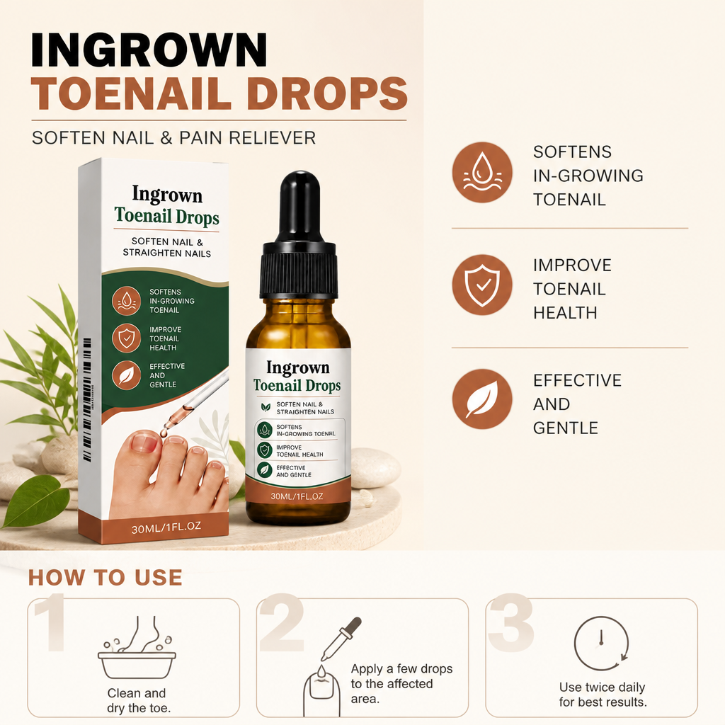 Gentle Toenail Care Drops – Soothing Formula For Comfortable Nail Care
