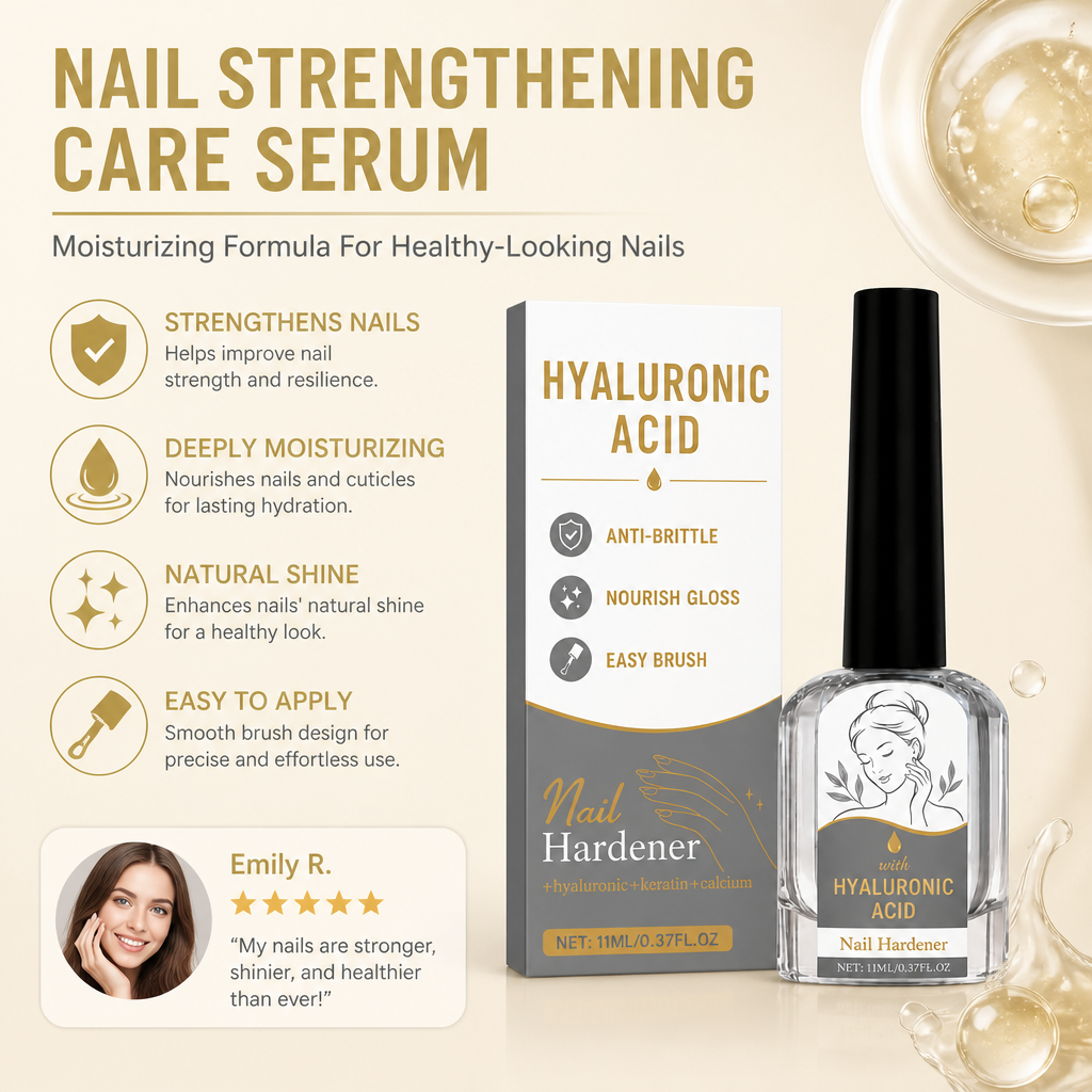 Nail Strengthening Care Serum – Moisturizing Formula For Healthy-Looking Nails