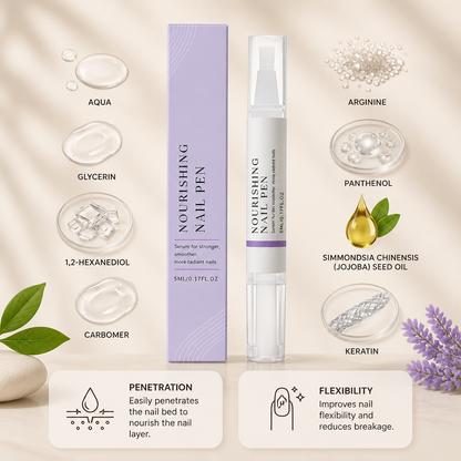 Nourishing Nail Serum Pen – Hydrating Care for Stronger-Looking Nails & Cuticles