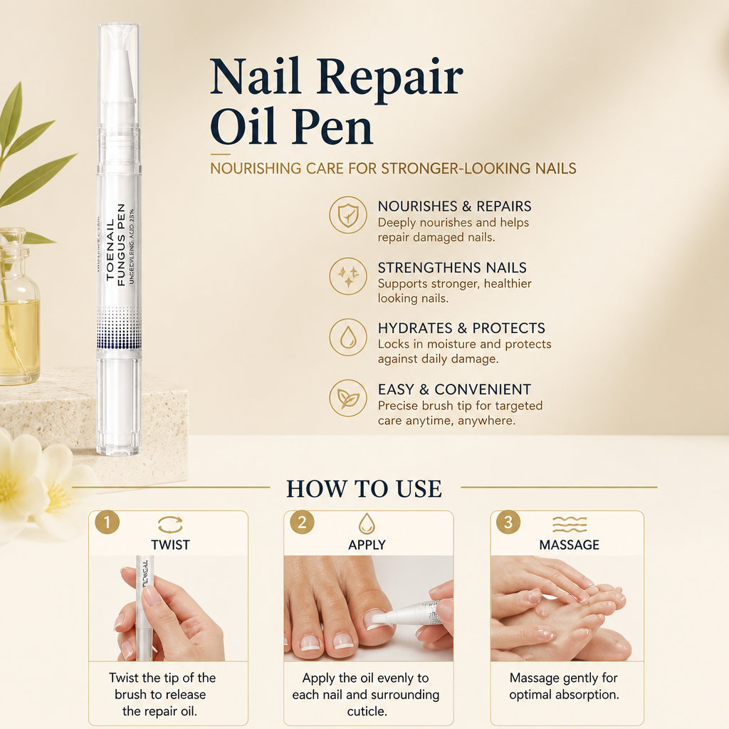 Nail Repair Oil Pen – Nourishing Care For Stronger-Looking Nails