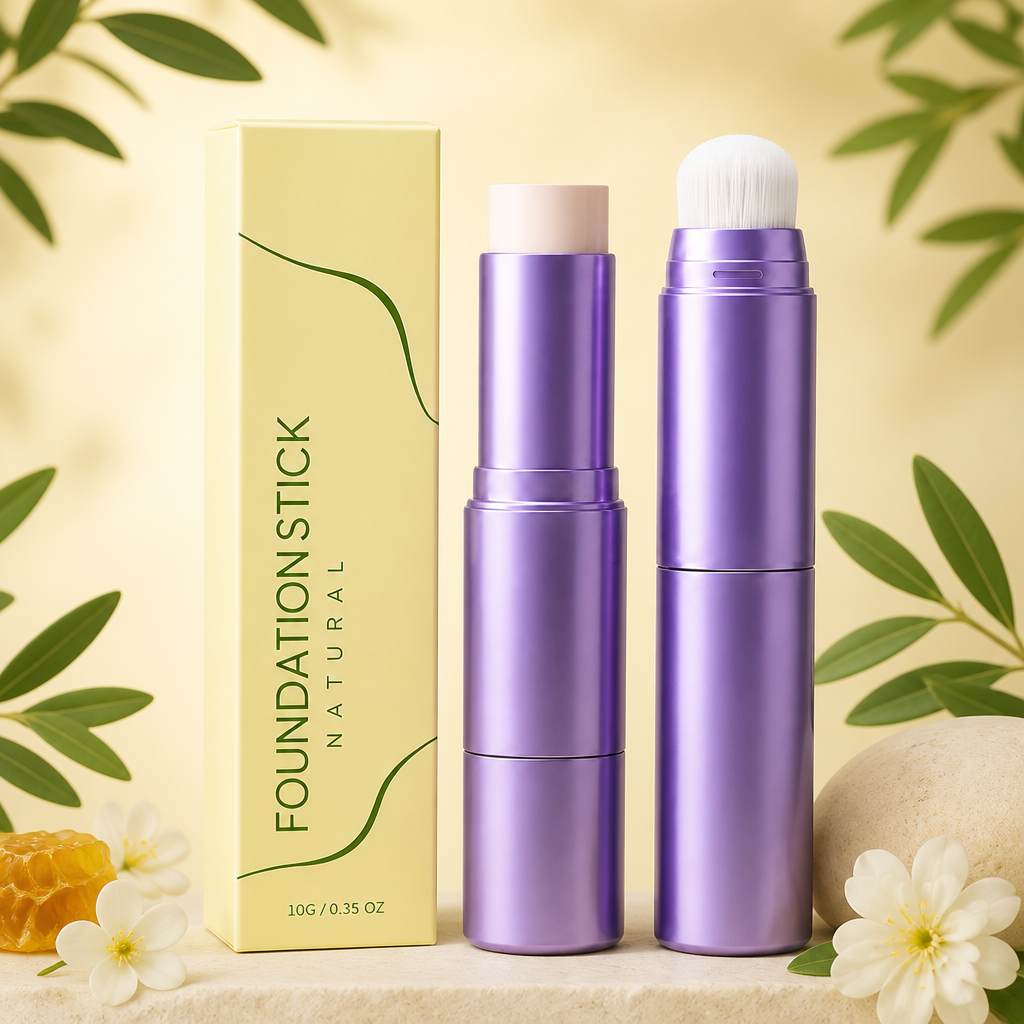Foundation Stick With Brush – Smooth Natural Coverage For Everyday Makeup