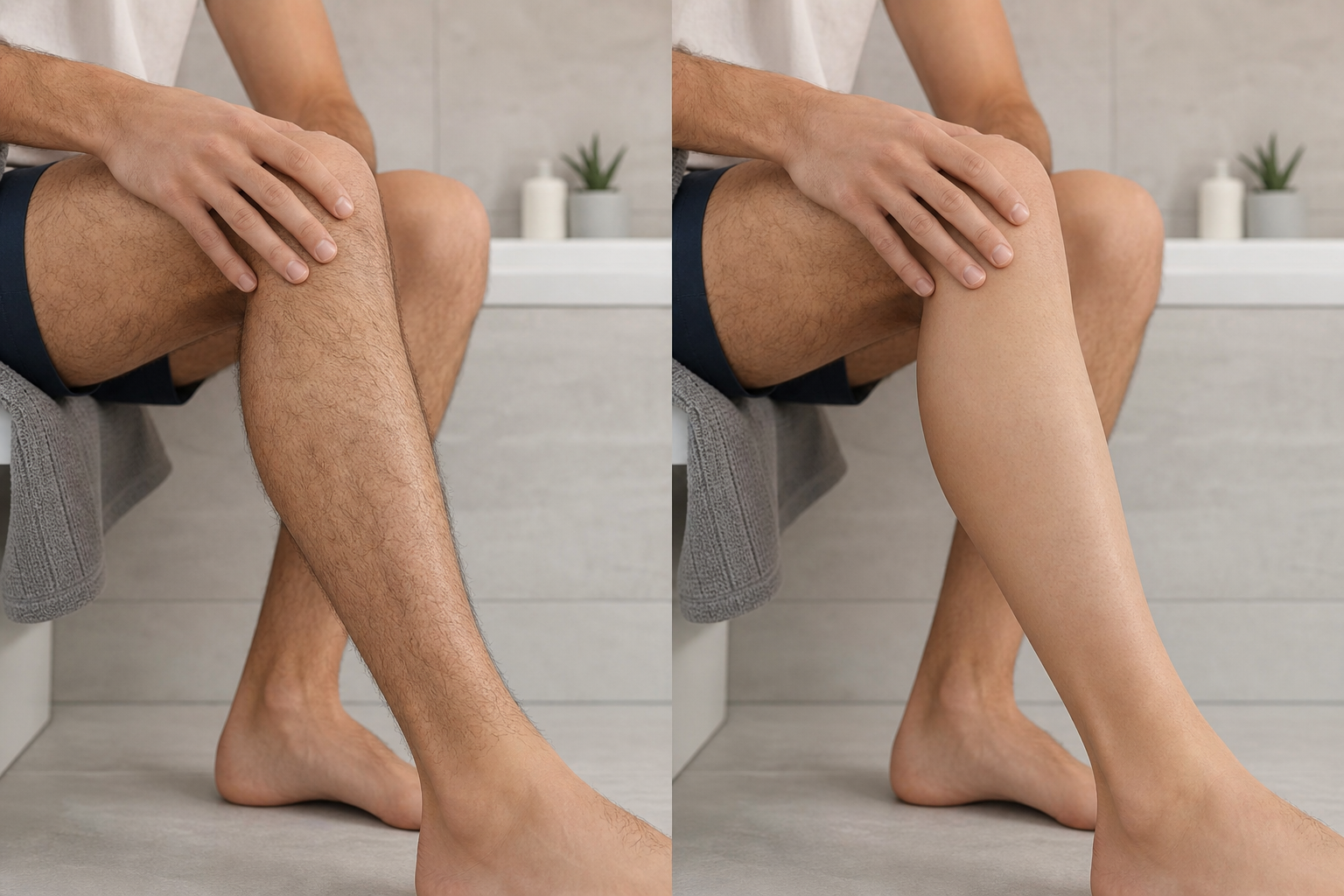 Beauty Kiwi Multi Balm Calcium Volume before and after cosmetic result