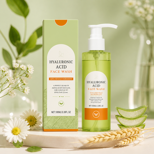 Hydrating Hyaluronic Acid Face Wash – Gentle Daily Cleanser for Soft Skin