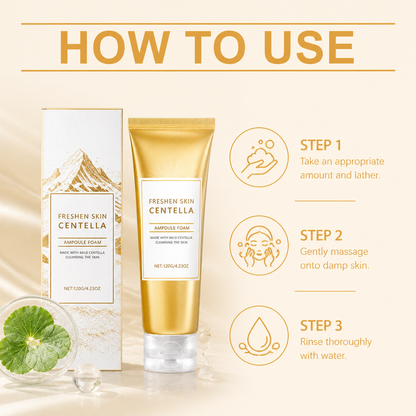 Centella & Hyaluronic Facial Cleanser – Gentle Deep Cleansing Foam