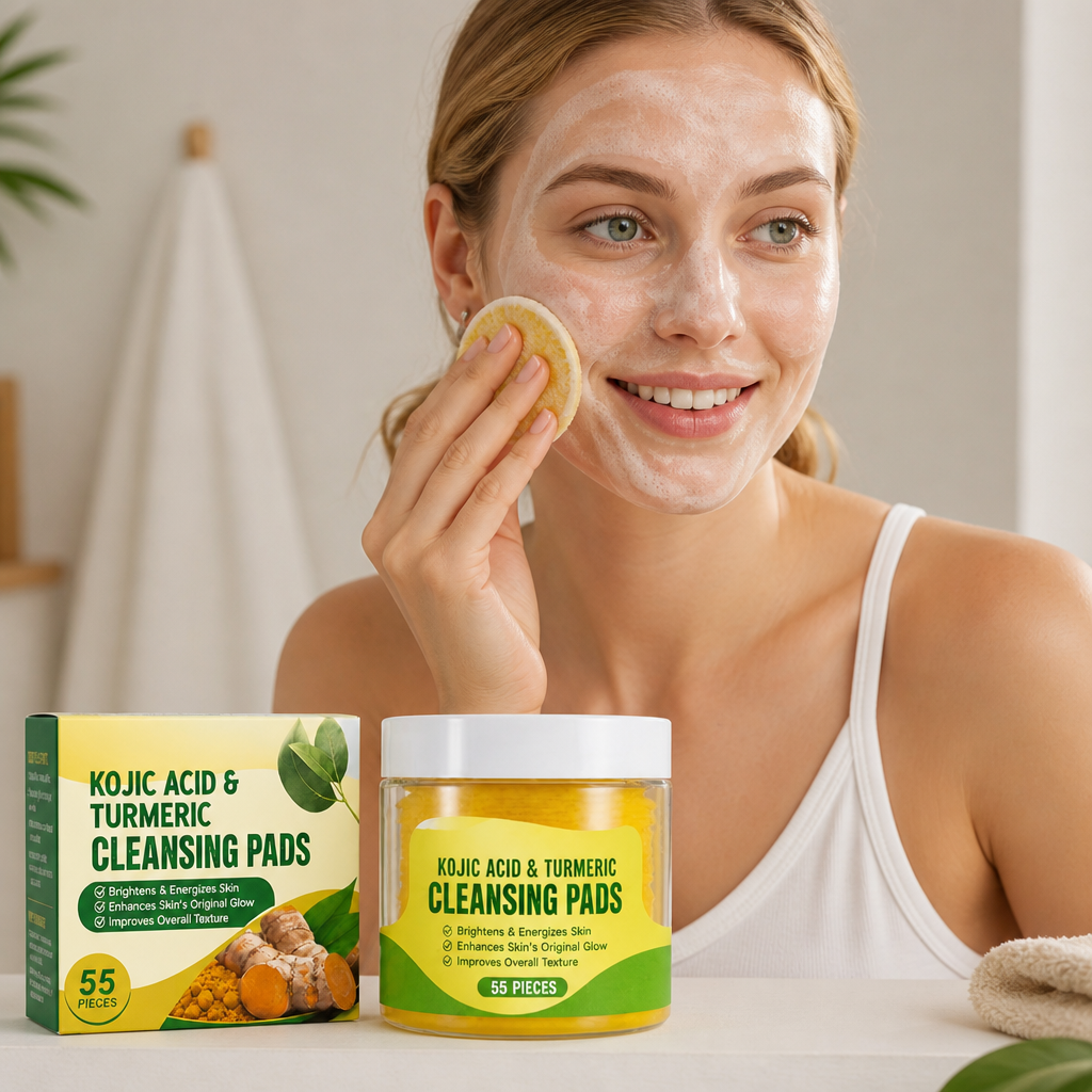 Turmeric & Kojic Brightening Facial Cleansing Bar for Radiant Skin