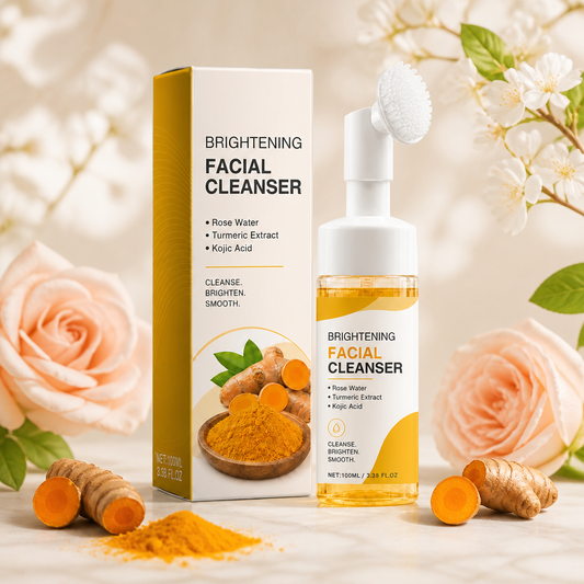 Turmeric & Kojic Foaming Cleanser – Gentle Brightening Face Wash
