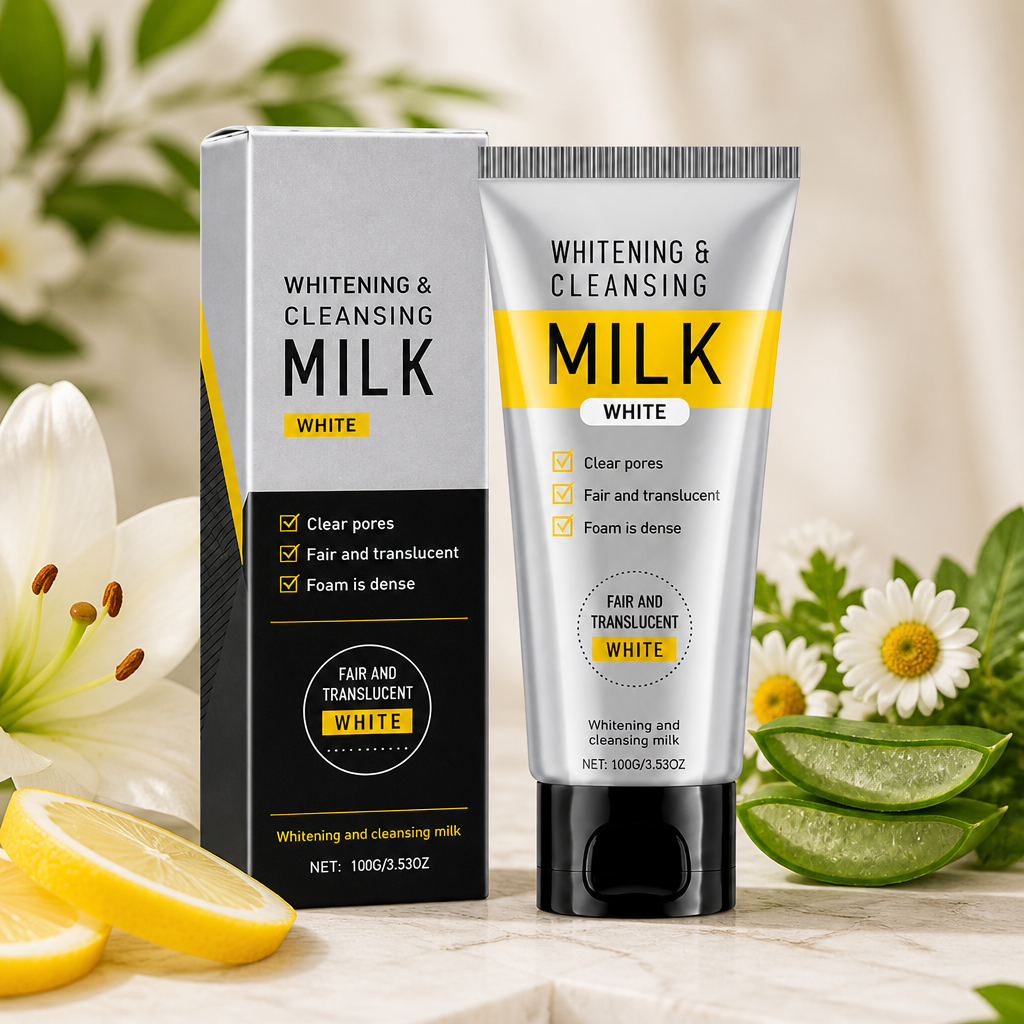 Hydrating Brightening Cleansing Milk with Niacinamide & Hyaluronic Acid
