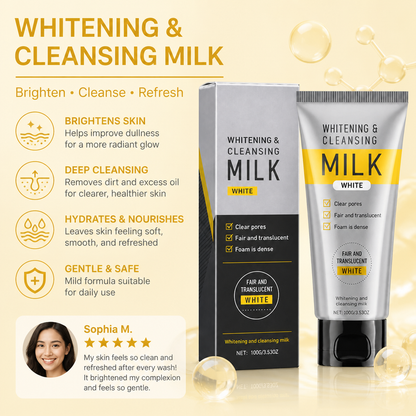 Hydrating Brightening Cleansing Milk with Niacinamide & Hyaluronic Acid