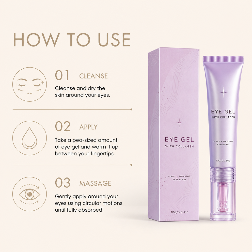 Hydrating Eye Gel with Collagen for Smooth, Refreshed-Looking Eyes