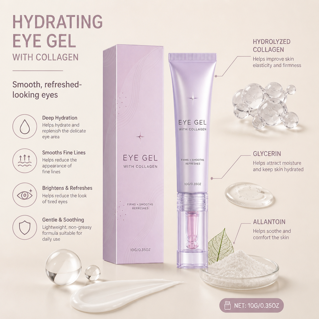 Hydrating Eye Gel with Collagen for Smooth, Refreshed-Looking Eyes