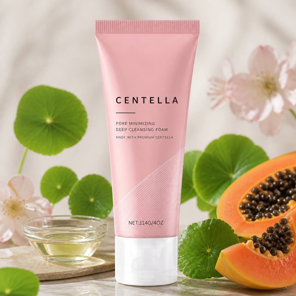 Papaya & Centella Foaming Facial Cleanser for Fresh, Clear-Looking Skin