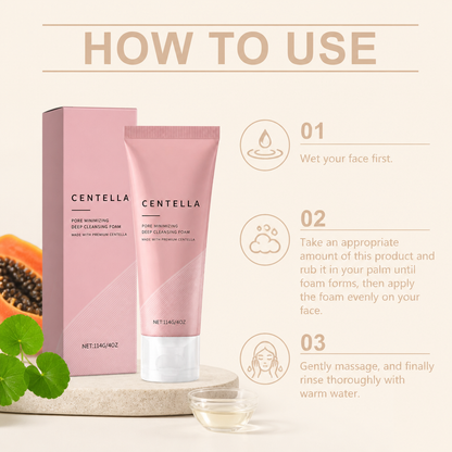 Papaya & Centella Foaming Facial Cleanser for Fresh, Clear-Looking Skin