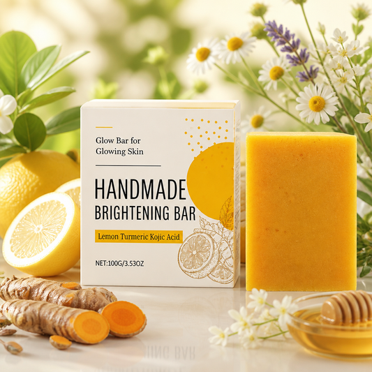 Lemon Turmeric & Kojic Acid Bar – For Brighter, More Radiant Skin