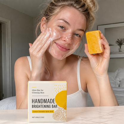 Lemon Turmeric & Kojic Acid Bar – For Brighter, More Radiant Skin