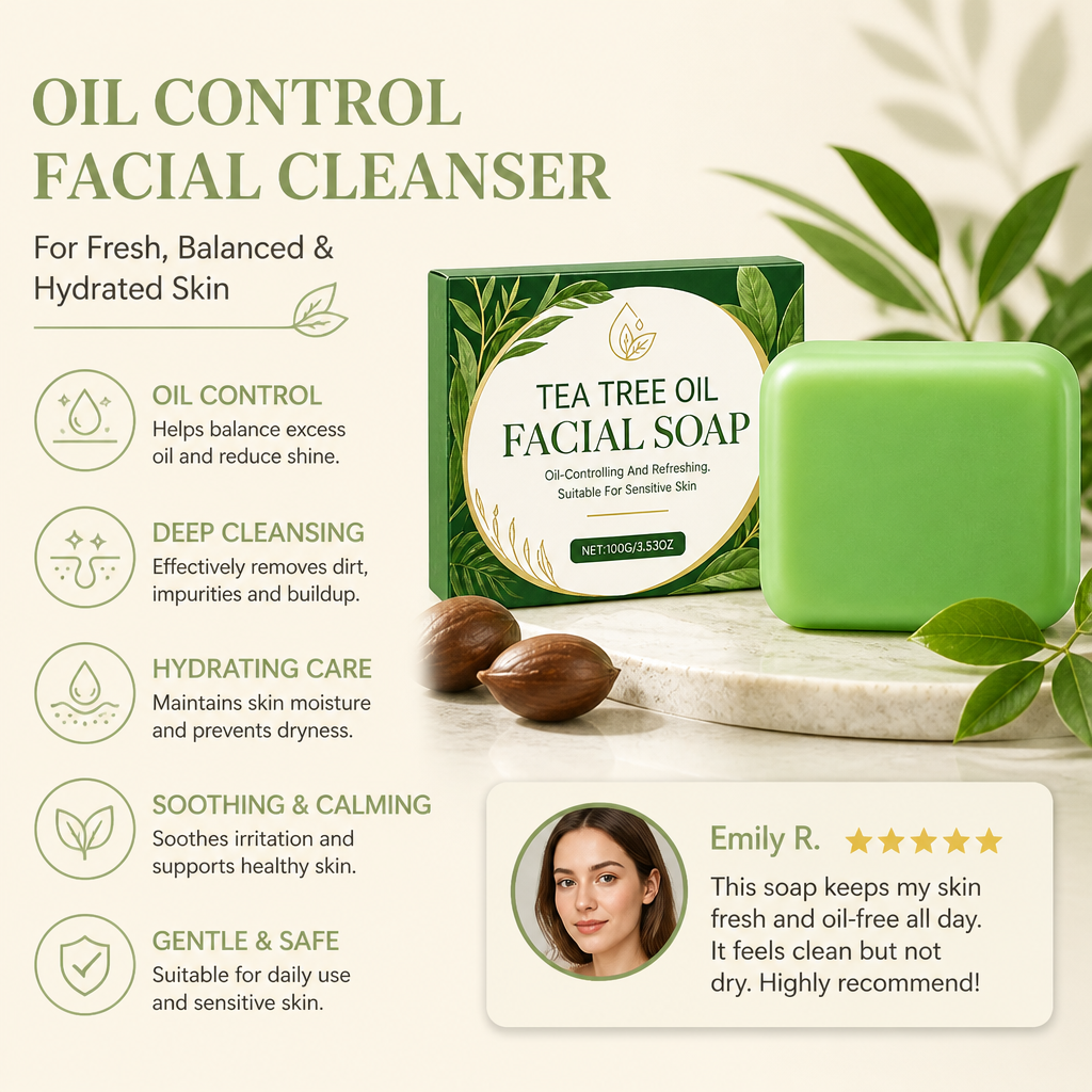 Oil Control Facial Cleanser for Fresh, Balanced & Hydrated Skin