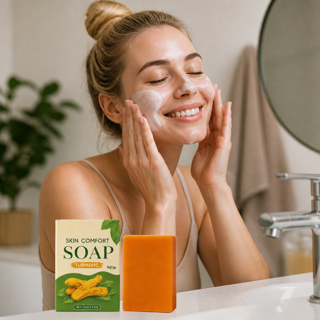 Turmeric & Shea Cleansing Bar – Nourishing Formula for Soft, Fresh Skin