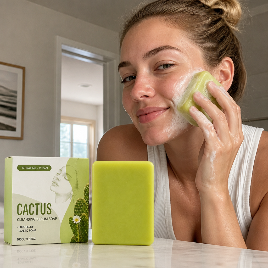 Cactus Hydrating Cleansing Bar for Fresh, Soft & Balanced Skin