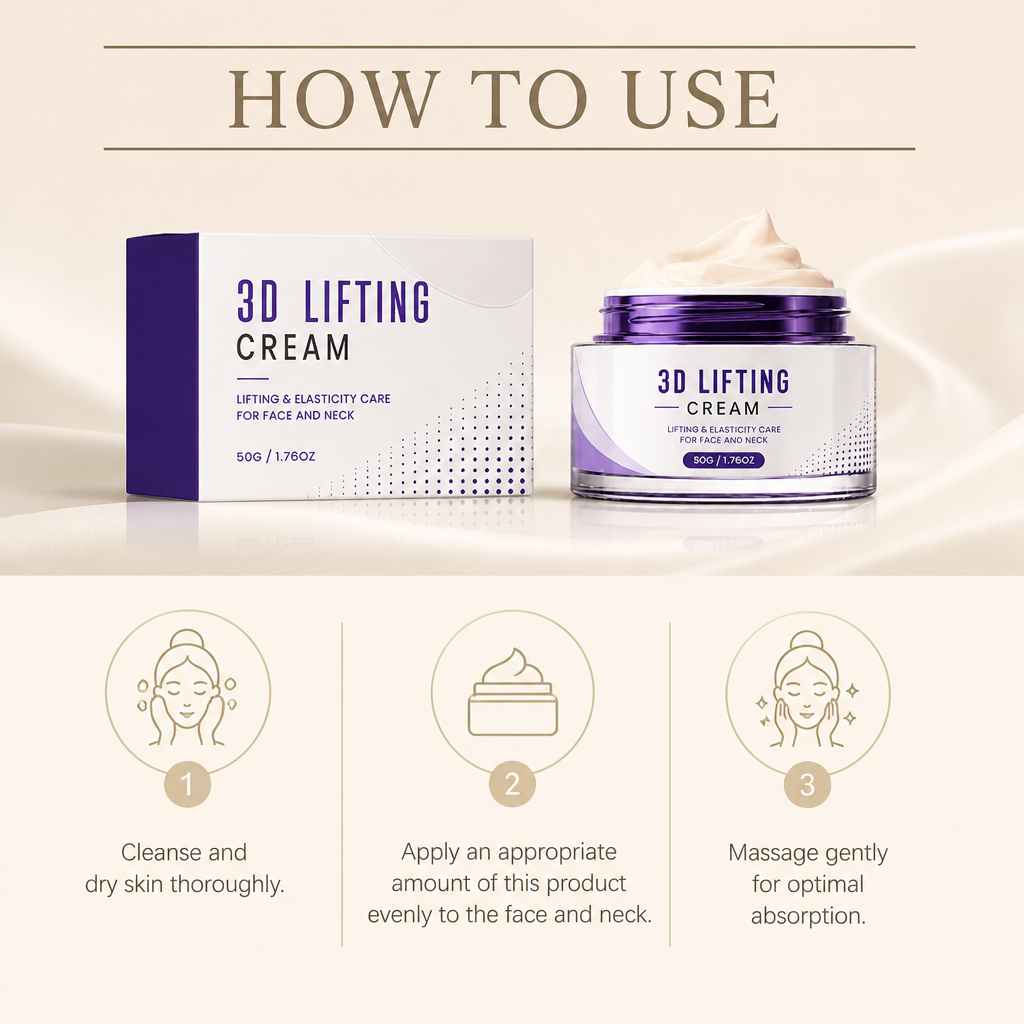 3D Lifting Face & Neck Cream – Nourishing Moisture for Firmer-Looking Skin