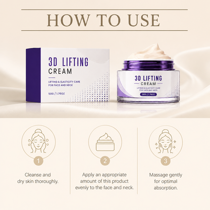 3D Lifting Face & Neck Cream – Nourishing Moisture for Firmer-Looking Skin