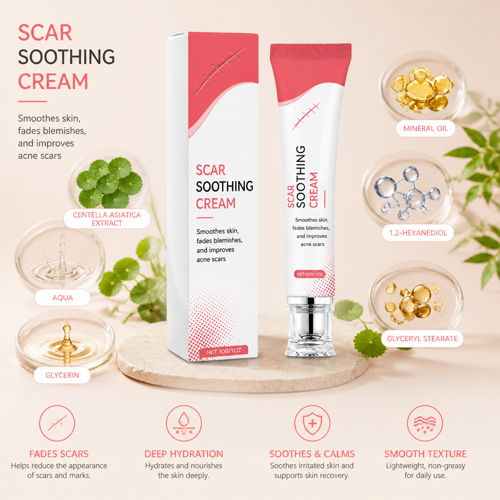 Scar Care Cream – Hydrating Formula for Smoother-Looking Skin