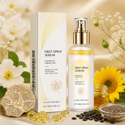 Hydrating Dual-Layer Spray Serum for Radiant, Smooth-Looking Skin