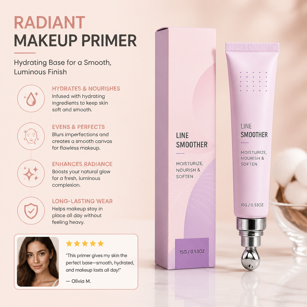 Radiant Makeup Primer – Hydrating Base for a Smooth, Luminous Finish