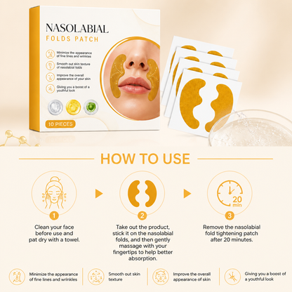 Collagen Nasolabial Patches – Hydrating Care for a Smoother-Looking Smile Line