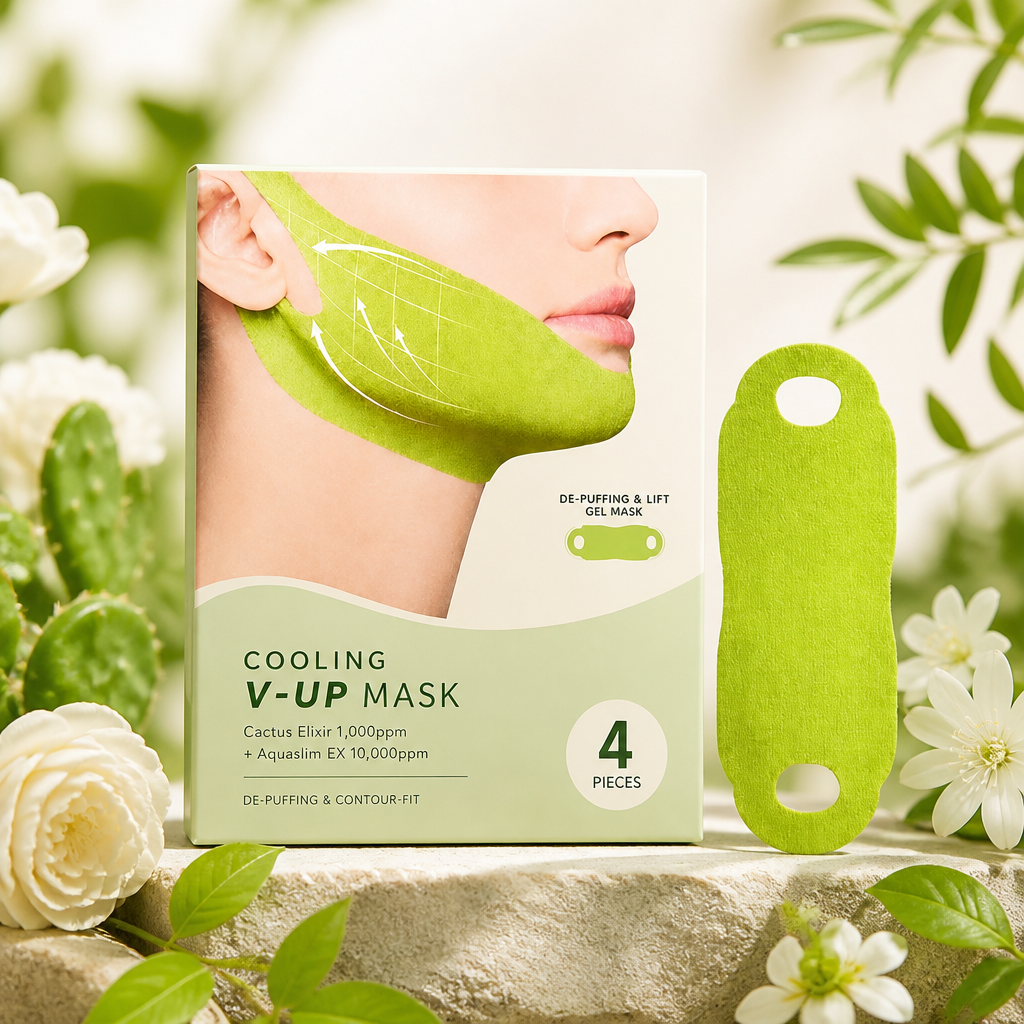 Cooling V-Line Face Mask – Hydrating Care for a Firmer-Looking Jawline