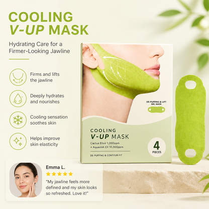 Cooling V-Line Face Mask – Hydrating Care for a Firmer-Looking Jawline