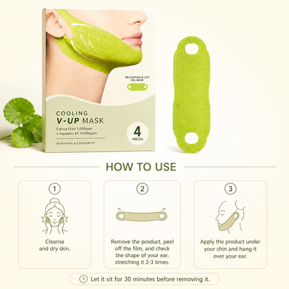Cooling V-Line Face Mask – Hydrating Care for a Firmer-Looking Jawline