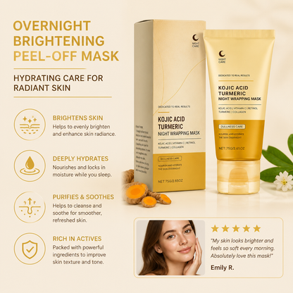 Overnight Brightening Peel-Off Mask – Hydrating Care for Radiant Skin