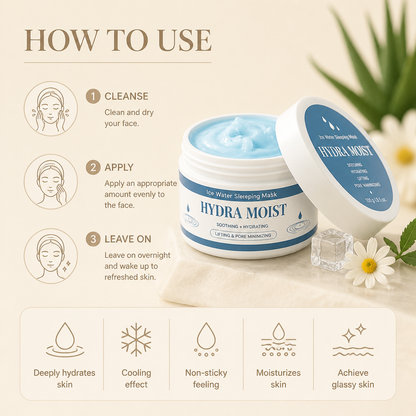 Cooling Overnight Sleeping Mask – Deep Hydration for Fresh, Radiant Skin