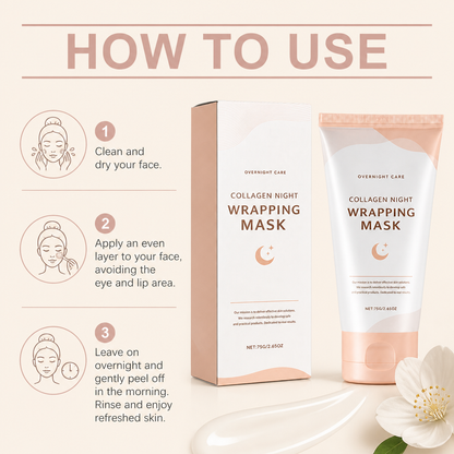 Collagen Peel-Off Sleeping Mask – Overnight Hydration & Smoother Skin