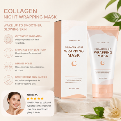 Collagen Peel-Off Sleeping Mask – Overnight Hydration & Smoother Skin