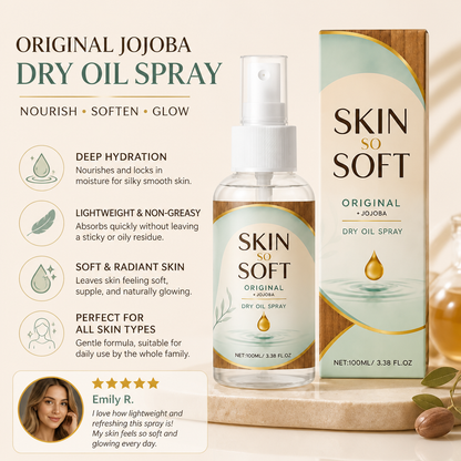 Jojoba Dry Oil Body Spray – Lightweight Hydration for Silky Smooth Skin