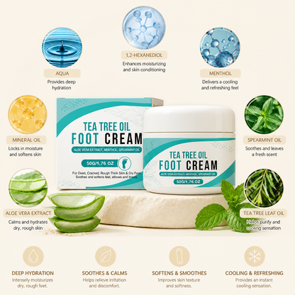Cooling Foot Care Cream – Deep Hydration for Soft, Refreshed Feet