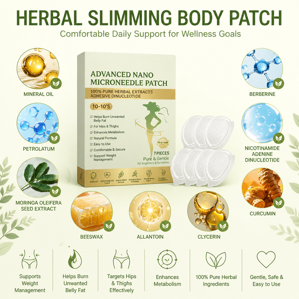 Herbal Slimming Body Patch – Comfortable Daily Support for Wellness Goals