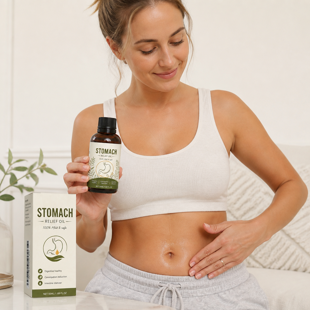 Botanical Abdominal Massage Oil – Nourishing Comfort for Daily Self-Care