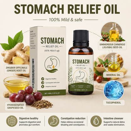 Botanical Abdominal Massage Oil – Nourishing Comfort for Daily Self-Care