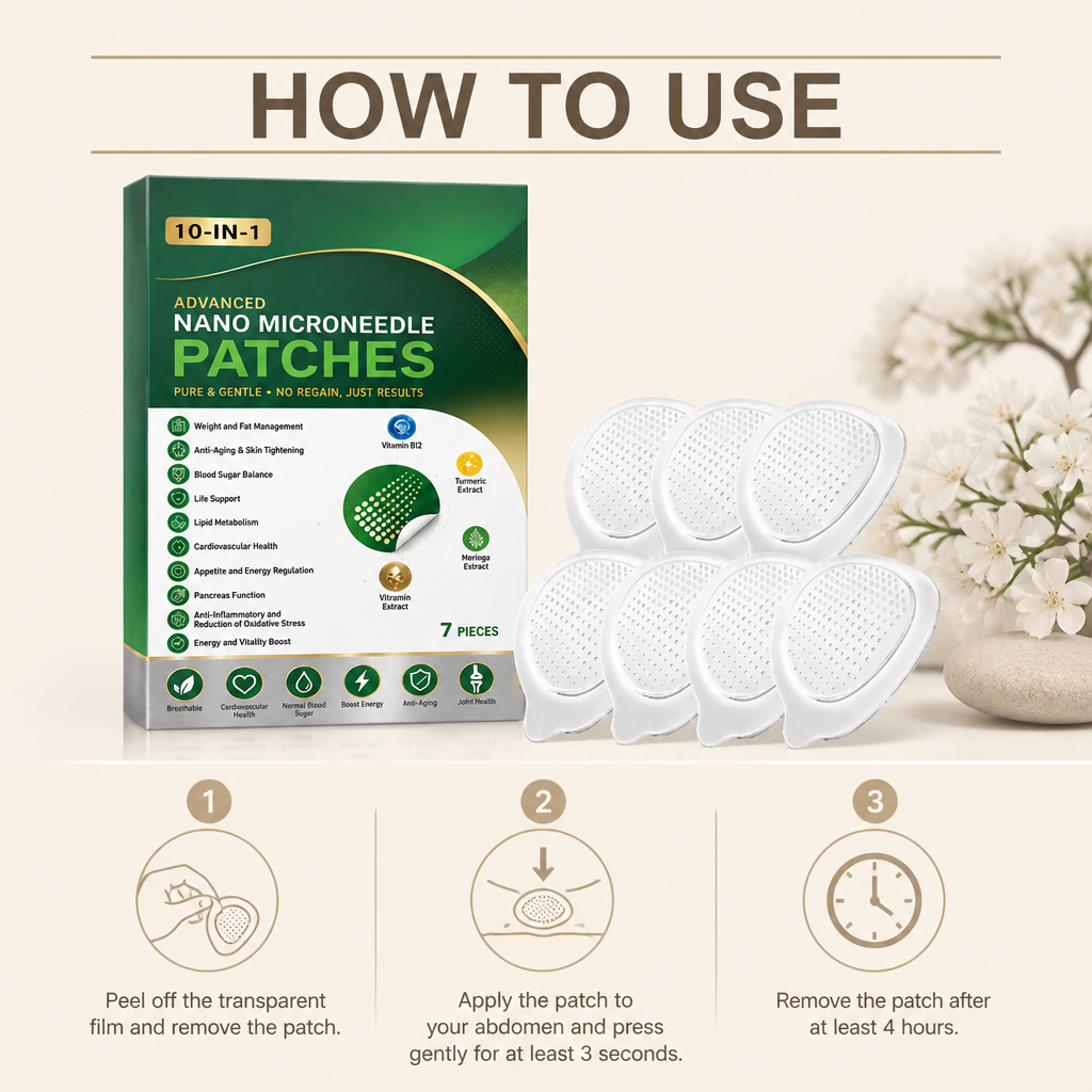 Herbal Microneedle Body Patches – Comfortable Daily Wear for Wellness