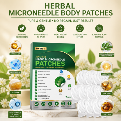 Herbal Microneedle Body Patches – Comfortable Daily Wear for Wellness